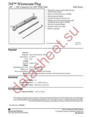 4610-6050 datasheet  